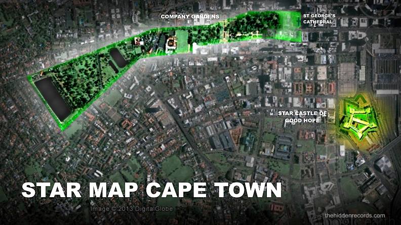 Cape Town sun star map decoded