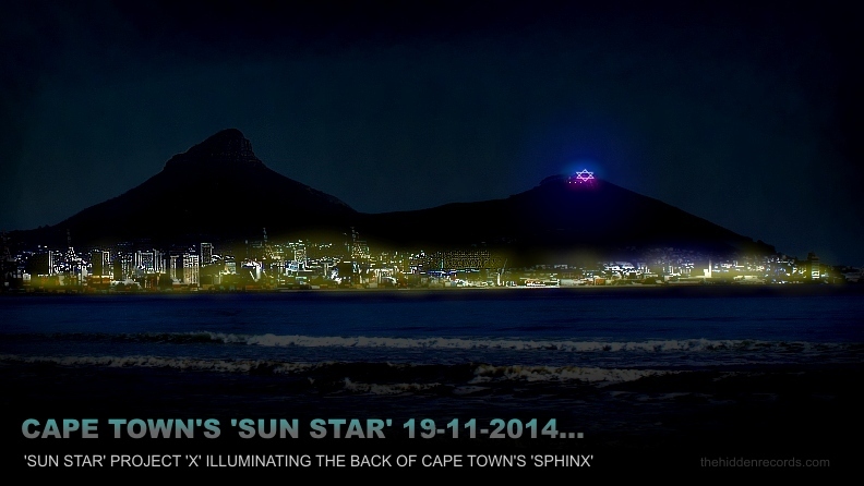 Cape Town sun star map decoded